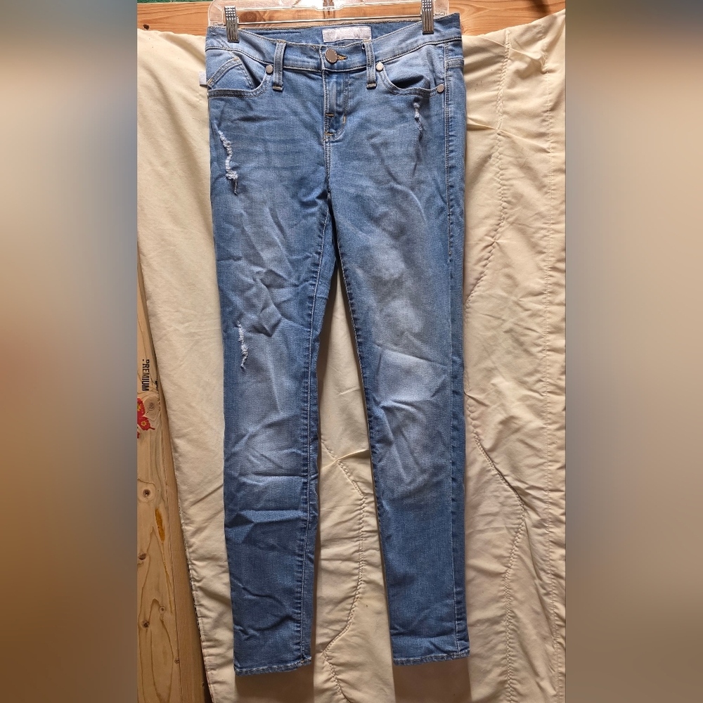 Rock & Republic Distressed Blue Skinny Jeans Women's Size 4